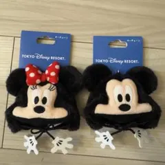 ディズニー　ファンキャップ　キーチェーン　ミッキー　ミニー