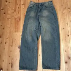 【新品】ワイドレッグデニム 古着 y2k ストリート