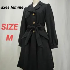 axes femme　アクシーズファム　ロングコート　M