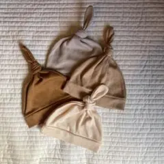 【まとめ売り】ベビー帽子4点セット