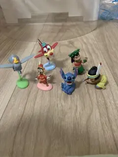 ディズニー　チョコエッグ　フィギュア　6個セット　スティッチ　ダンボ