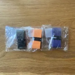 グリップテープ　3つセット　黒　オレンジ　紫