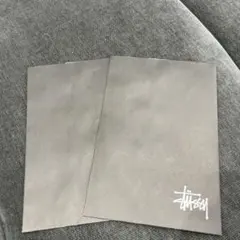 Stüssy ストゥーシー　ショップ袋 2枚セット ブラック
