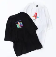 STUDIOUS ステュディオス　AMAZING ゲームロゴオマージュ　tシャツ