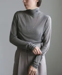 select moca シアーテレコハイネックトップス