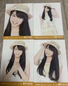 やや難ありAKB48 峯岸みなみ　月別コンプ　生写真　レア　2011