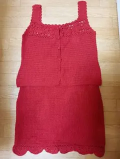 サマーニット セットアップ ペチコート付き