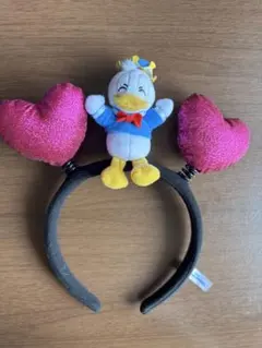 ドナルドダック ハート型カチューシャ