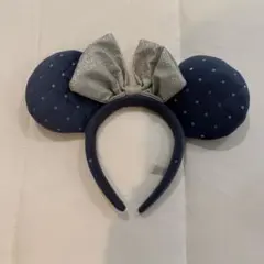 ミニー 耳型カチューシャ ネイビー