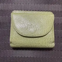 IBIZAイビザライトグリーン レザー 二つ折り財布