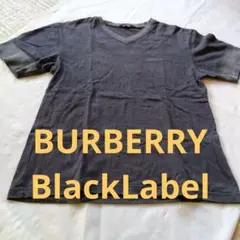BURBERRY BLACK LABEL VネックTシャツ