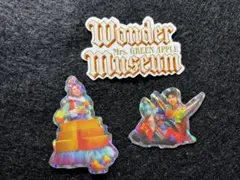 Mrs. GREEN APPLE ワンダーミュージアムステッカー3枚セット