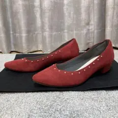 JELLY BEANS スエードパンプス レッド　美品
