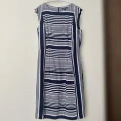 TOMMY HILFIGER ストライプ ノースリーブワンピース