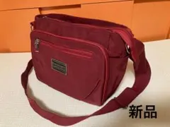 新品 多機能 斜め掛けショルダー ワイン系のサムネイル