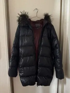 DUVETICA ブラックダウンジャケット 40