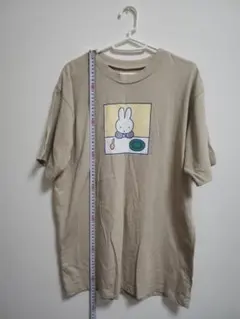 merry jenny ミッフィー イラスト 半袖Tシャツ ベージュのサムネイル