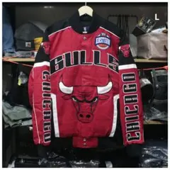 【未使用】シカゴブルズ　スタジャン M CHICAGO BULLS スタジャン NBA シカゴブルズ スタジャン M シカゴ