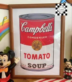 【ラスト１点・フレームなし】キャンベルスープ　アートポスター　アメリカン雑貨