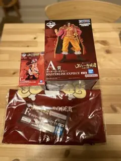 ワンピース　一番くじ　フィギュア　タオル　ロジャー　シャンクス