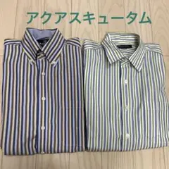 Aquascutum 長袖シャツ 2枚セット M