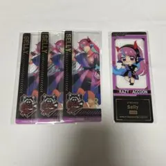 CR GIGO特典 箔押しクリアしおり Selly