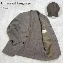 UNIVERSAL LANGUAGE テーラードジャケット