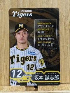 坂本誠志郎選手カード