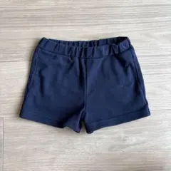 【petit main 】100cm ブラック ショートパンツ