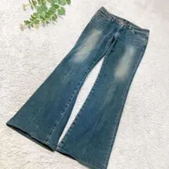 SOMETHING EDWIN フレアデニム　ジーンズ　31×32　股上浅め