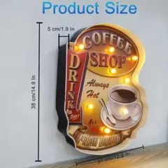 Newネオン祭セール最安値セール/コーヒー LEDレトロネオンサイン アメリカv