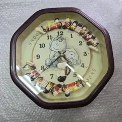 動作品　スヌーピー シチズン からくり時計 掛け時計