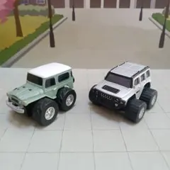 ランドクルーザー・ハマー・プルバックカー2台セット