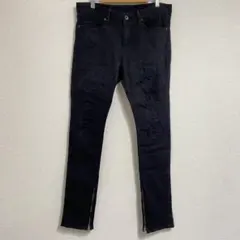 GOSTAR DE FUGA スキニーデニム ブラック ダメージ加工のサムネイル