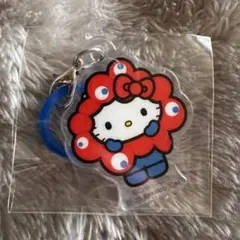 ミャクミャクなりきり　アクリルチャーム　ハローキティ