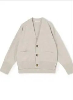 マカフィー　NZ LAMB 9G Vネックカーディガン