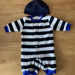Ralph Lauren ストライプロンパース 50-60cm