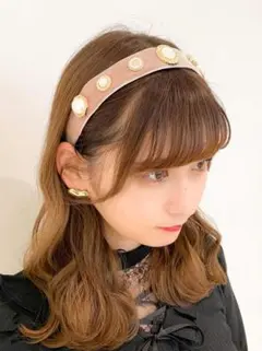 【新品未使用】ROJITA　ロジータ　カチューシャ　量産型　地雷系　ビジューのサムネイル