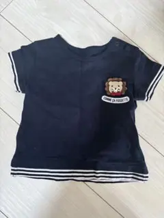 【夏物SALE】Comme Ca Ism ライオン刺繍 Tシャツ　70cm