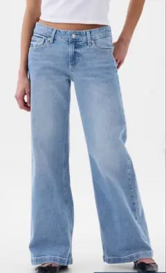 GAP LOW RISE STRIDE ワイドレッグデニム 27/4R