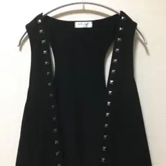 ❤️土日限定お値下げ❤️未使用　トゥーザエンジェル　ベスト　ジレ　スタッズ　ブラック