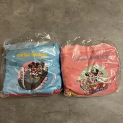 ディズニー カプセルトイ エコバッグ 2種セット ピンク 水色