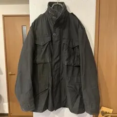 M-65 3rdフィールドジャケット ブラック ミリタリー　黒染め