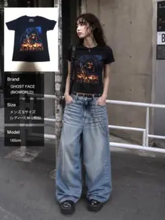 海外限定　映画スクリーム　ゴーストフェイス　ムービーT ホラー　ガイコツ　NYのサムネイル