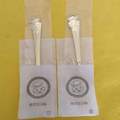 【新品未使用】オリエンタルカレー　ゴールドスプーン・フォークセットのサムネイル