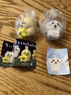 ちいかわ 星といっしょライト うさぎと星、ソフビフィギュア ハチワレセット