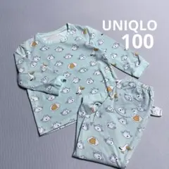 ユニクロ ベビーパジャマ長袖100cm