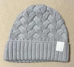 エヌハリウッド　ニットキャップ　グレー