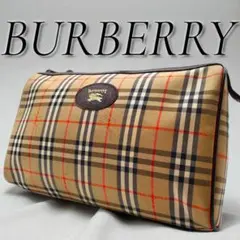 美品 希少 Burberrys バーバリー ポーチ ノバチェック ヴィンテージ
