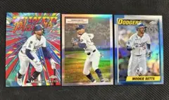 【3枚セット】ムーキー・ベッツ Topps Chrome ドジャース インサート